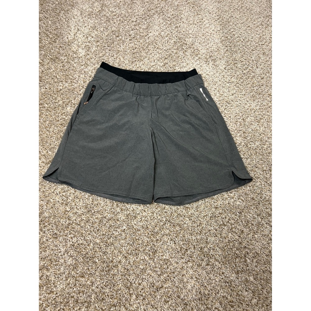 REI Co-op Womens Gray Active Hiking Shorts Size XS Zipper Pocket Elastic Waist
